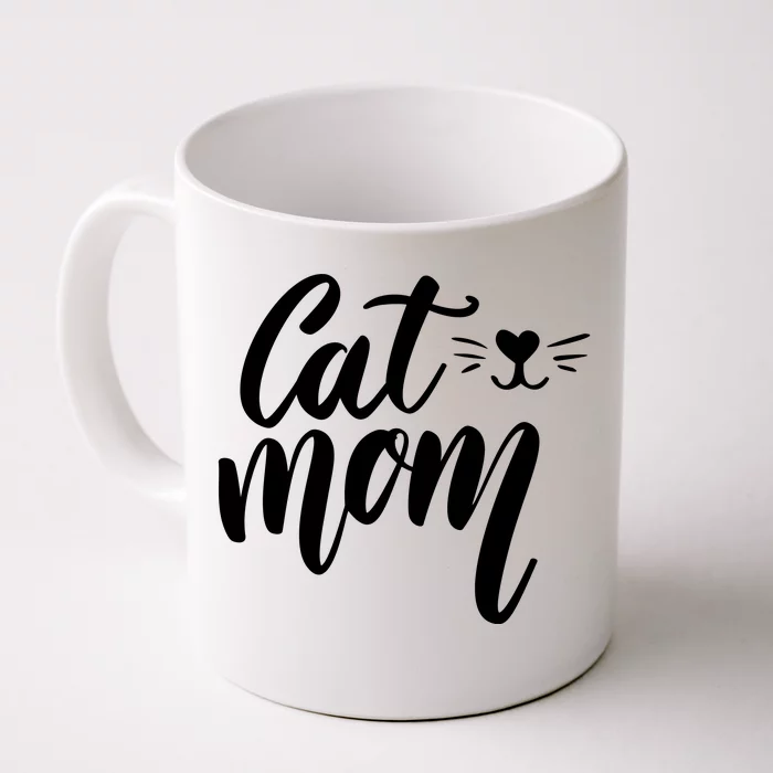 Cat Mom Lover Cute Gift Front & Back Coffee Mug