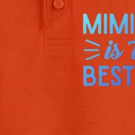 Cute Mimi Life Is The Best Life Letter Graphic Grandma Bless Gift Dry Zone Grid Performance Polo