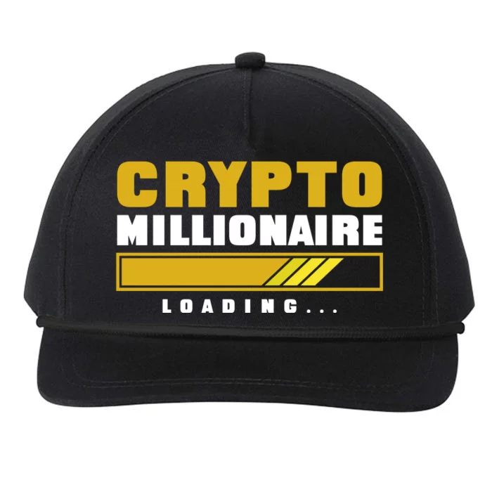 Crypto Millionaire Loading Snapback Five-Panel Rope Hat