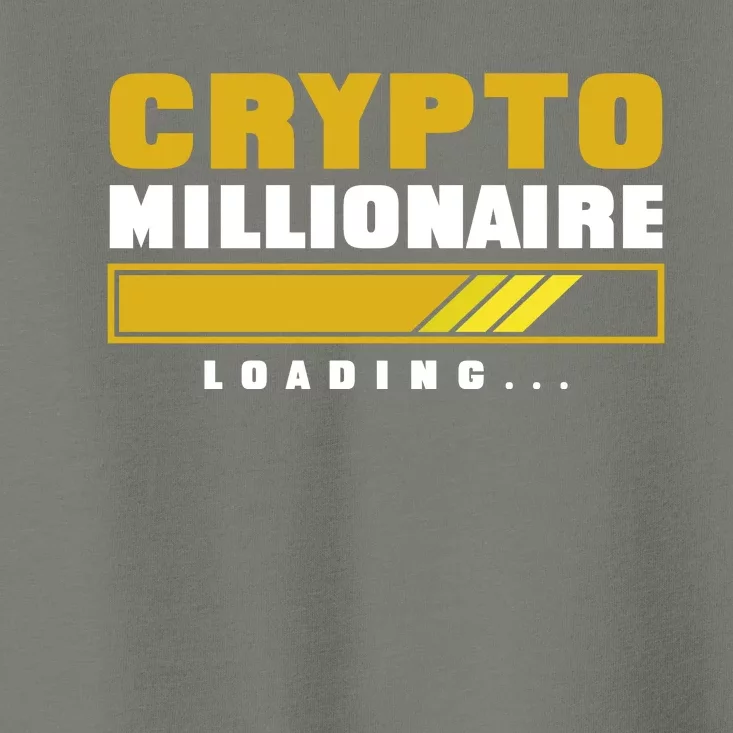 Crypto Millionaire Loading Toddler T-Shirt