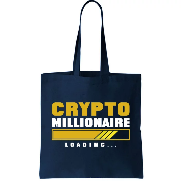 Crypto Millionaire Loading Tote Bag