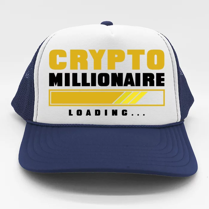 Crypto Millionaire Loading Trucker Hat