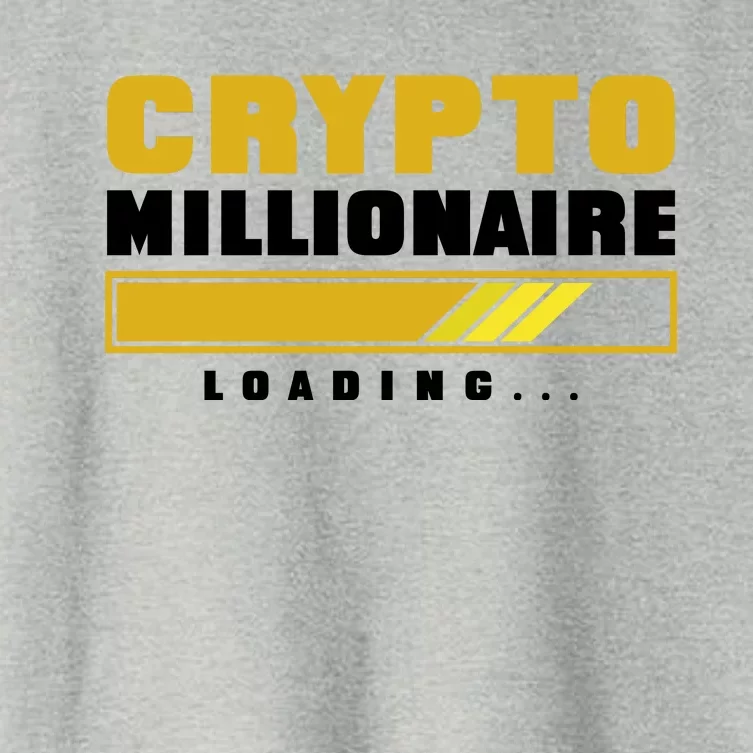 Crypto Millionaire Loading Women's Crop Top Tee