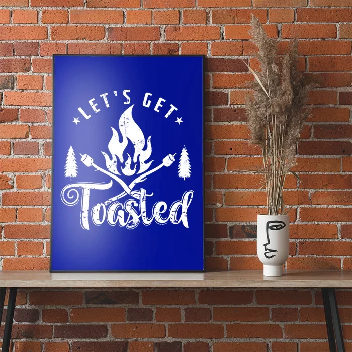 Camping Marshmallow "Let`s Get Toasted" Meaningful Gift Poster