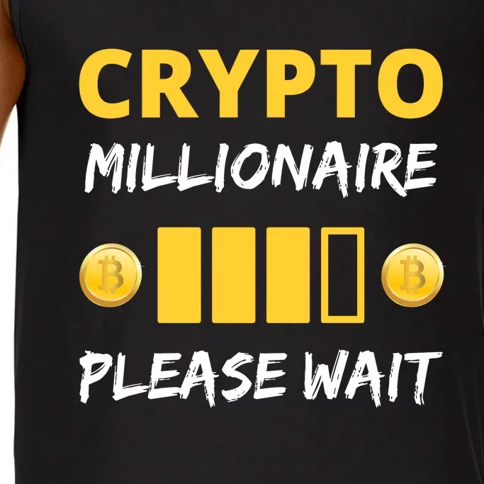 Cryptocurrency Millionaire Loading Please Wait Funny Comfort Colors® Tank Top