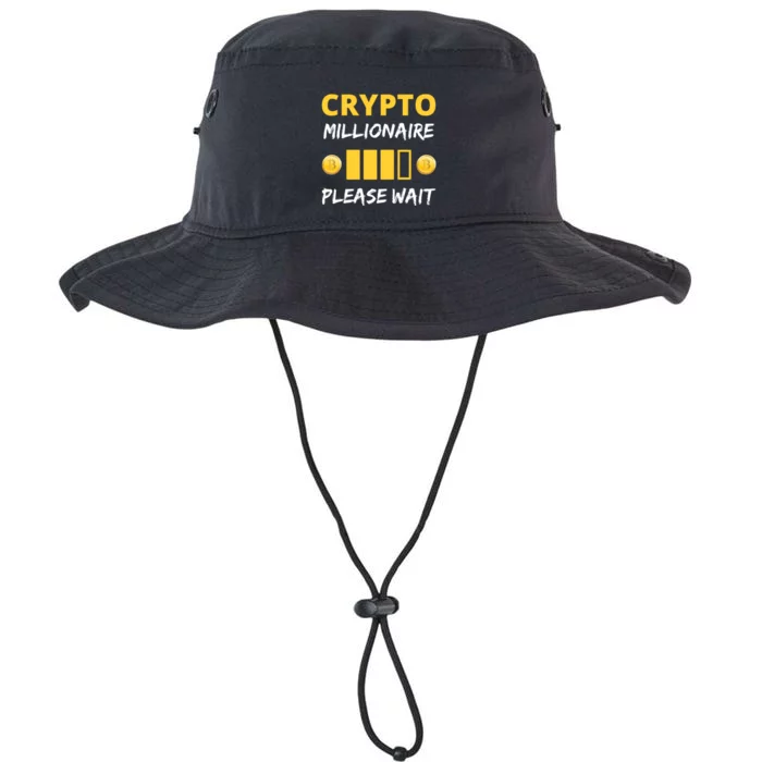 Cryptocurrency Millionaire Loading Please Wait Funny Legacy Cool Fit Booney Bucket Hat