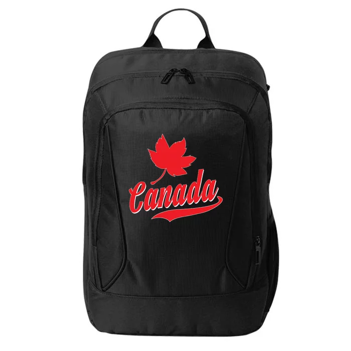 Canadian Maple Leaf Country Canada City Backpack