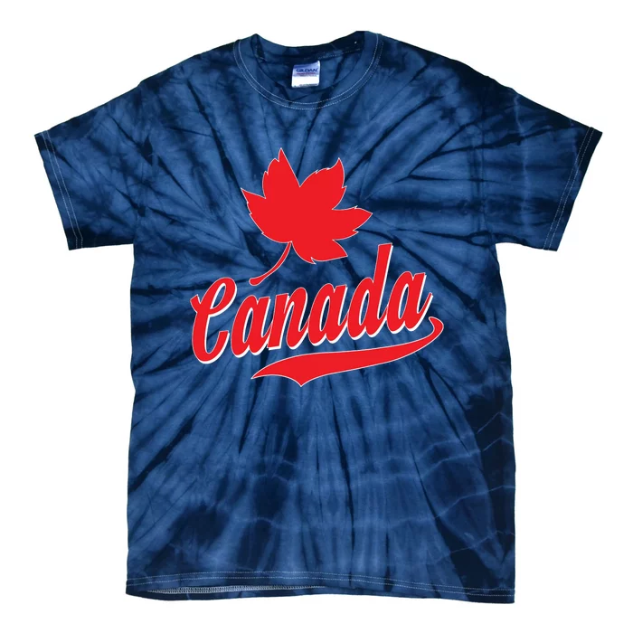 Canadian Maple Leaf Country Canada Tie-Dye T-Shirt