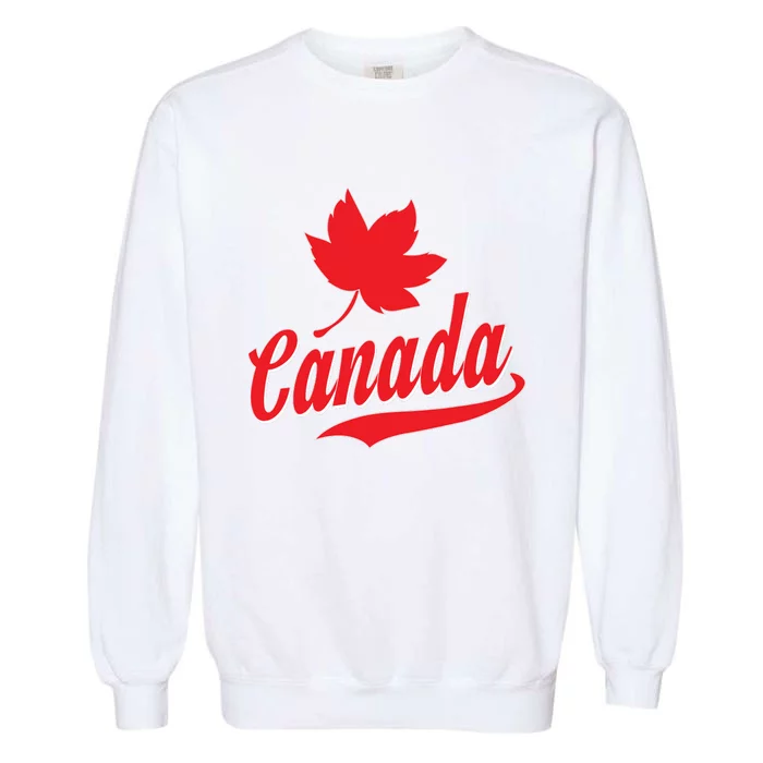 Canadian Maple Leaf Country Canada Garment-Dyed Sweatshirt