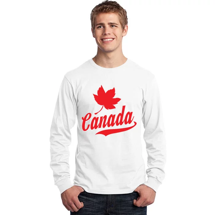 Canadian Maple Leaf Country Canada Tall Long Sleeve T-Shirt