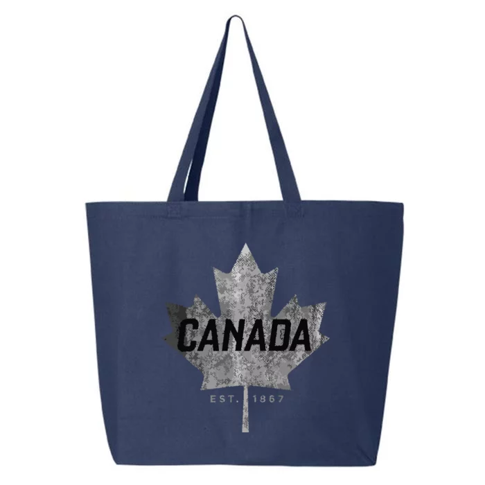 Canada Maple Leaf Canada Est 1867 Vintage Sport 25L Jumbo Tote