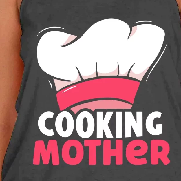 Cooking Mother Lover Hobby Cook Cooks Mom Mommy Mama Cute Gift Women's Knotted Racerback Tank