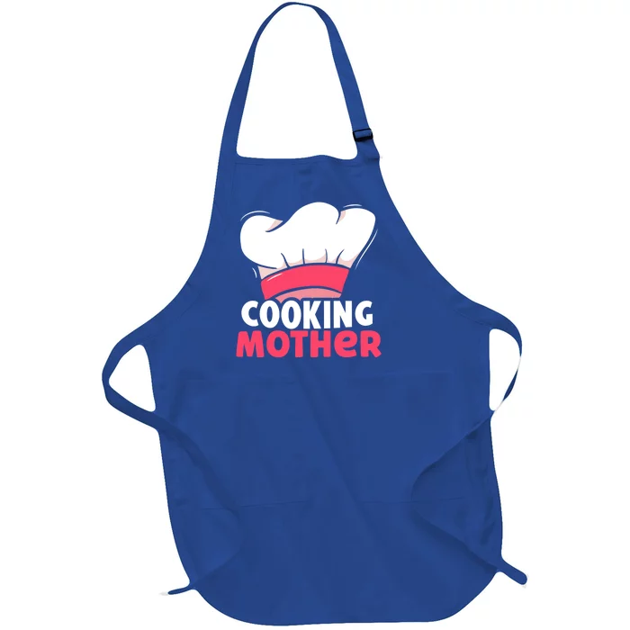 Cooking Mother Lover Hobby Cook Cooks Mom Mommy Mama Cute Gift Full-Length Apron With Pocket