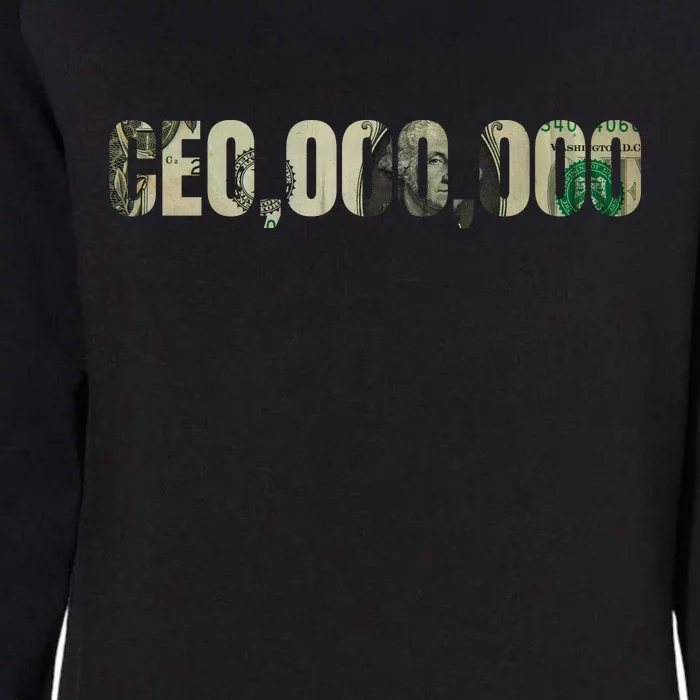 CEO Money Logo Womens California Wash Sweatshirt