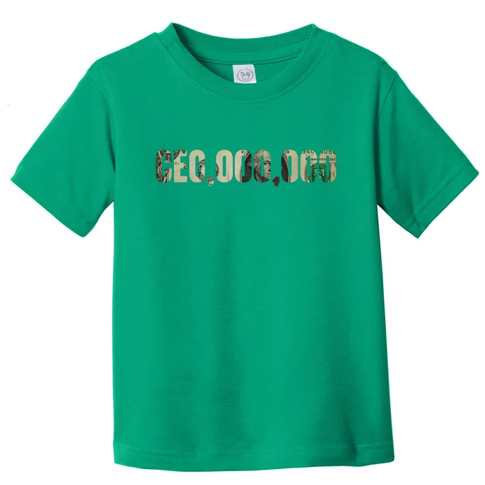 CEO Money Logo Toddler T-Shirt