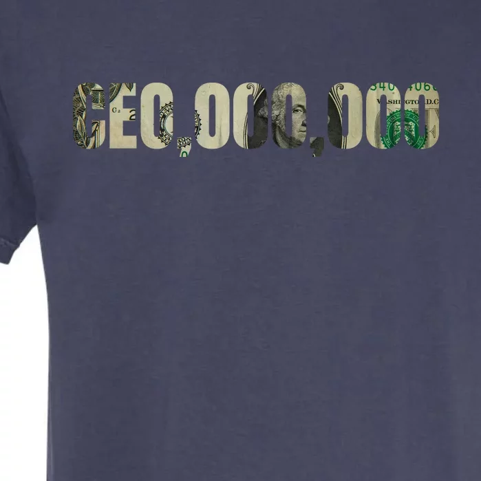 CEO Money Logo Garment-Dyed Heavyweight T-Shirt