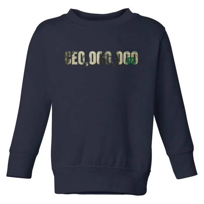 CEO Money Logo Toddler Sweatshirt