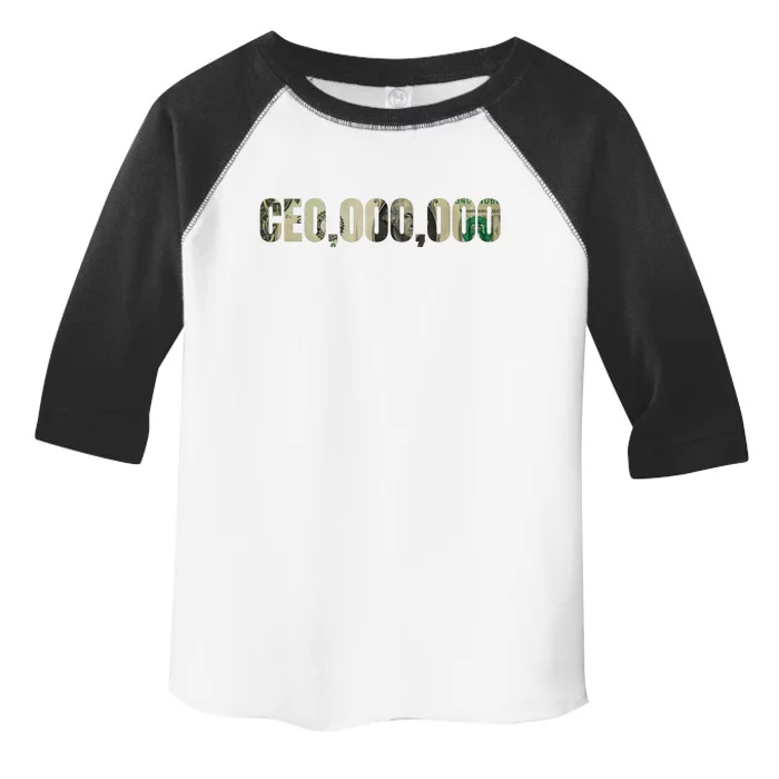 CEO Money Logo Toddler Fine Jersey T-Shirt