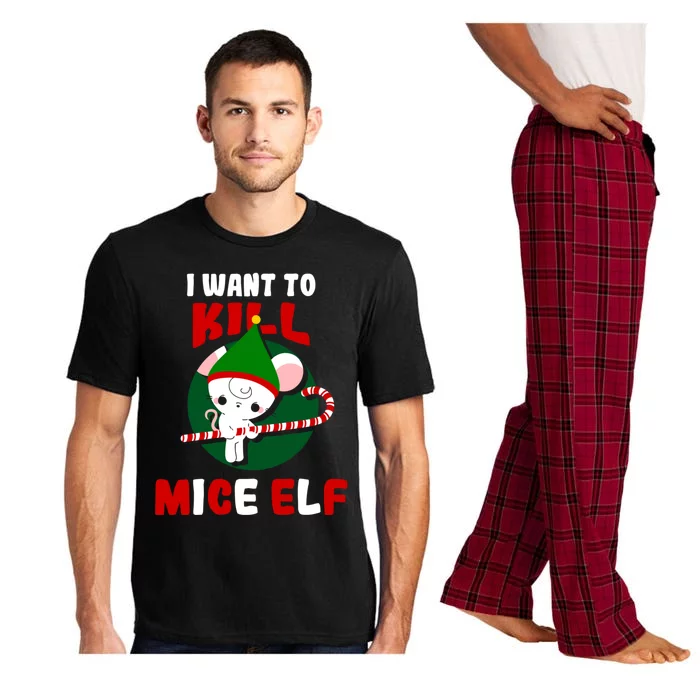 Christmas Mouse Mice Elf Funny Gift Pajama Set