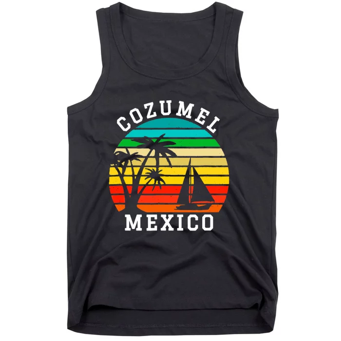 Cozumel Mexico Matching Family Vacation Tank Top