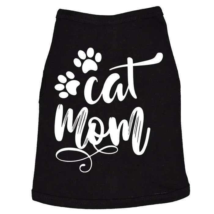 Cat Mom Mama Women Funny Retro Clothes Paw Doggie Tank