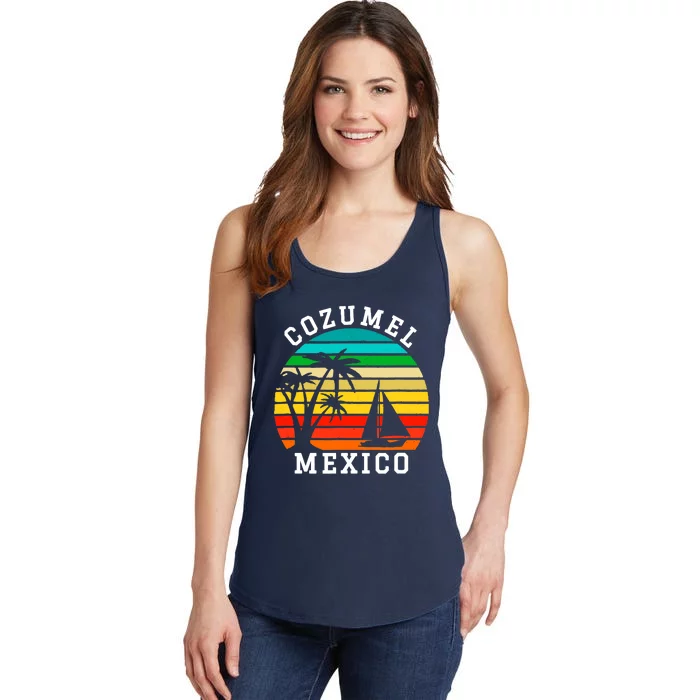 Cozumel Mexico Matching Family Vacation Ladies Essential Tank