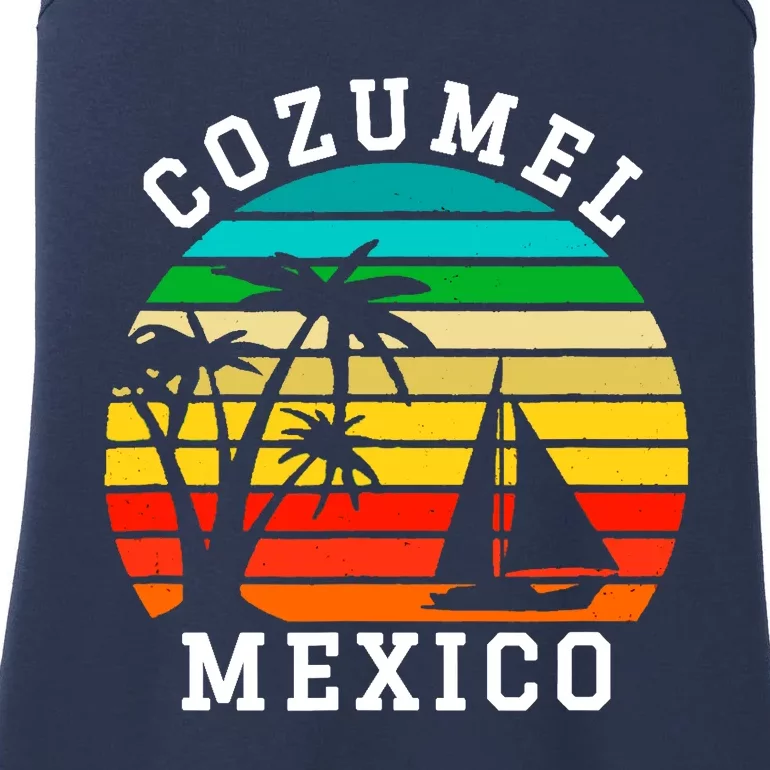 Cozumel Mexico Matching Family Vacation Ladies Essential Tank