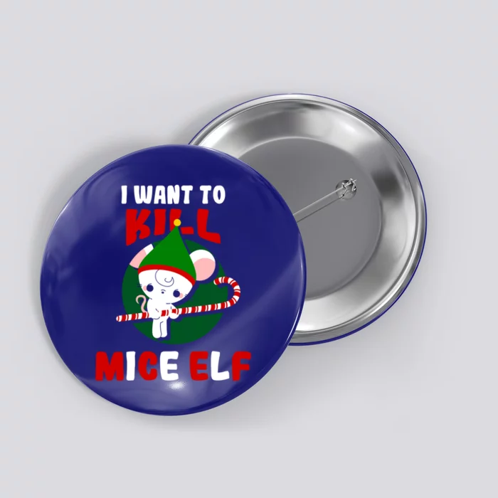 Christmas Mouse Mice Elf Meaningful Gift Button