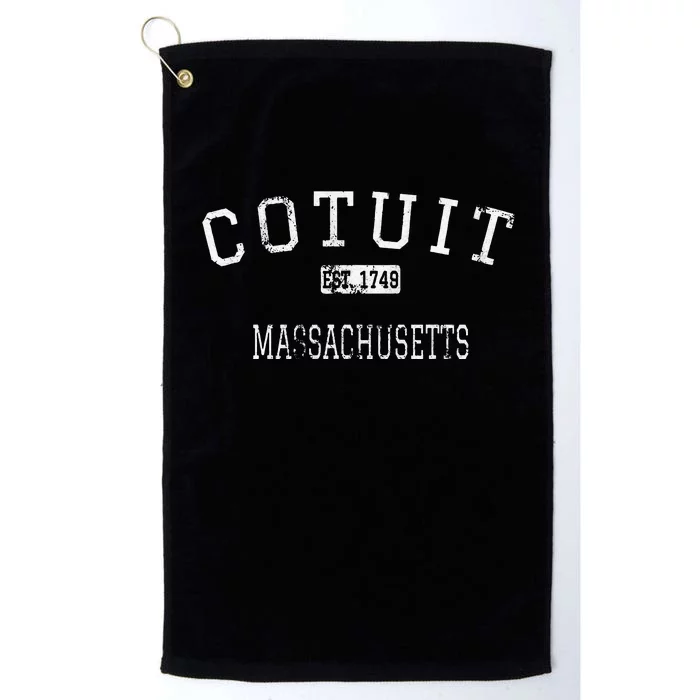 Cotuit Massachusetts Ma Vintage Platinum Collection Golf Towel