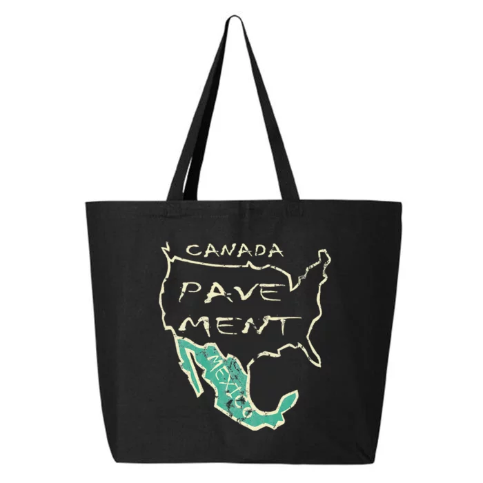 Canada Mexico Map Country Vintage 25L Jumbo Tote