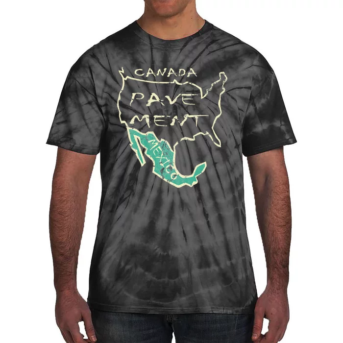 Canada Mexico Map Country Vintage Tie-Dye T-Shirt