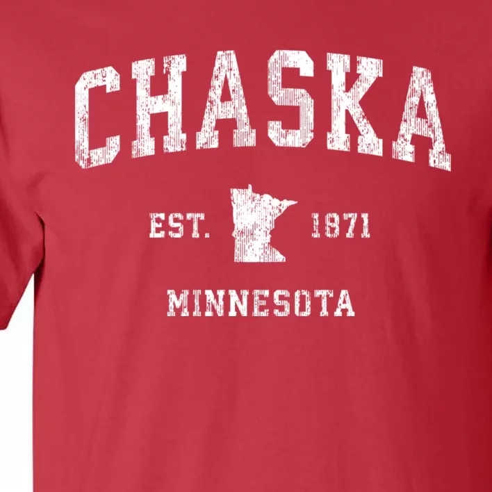 Chaska Minnesota Mn Vintage Sports Tall T-Shirt