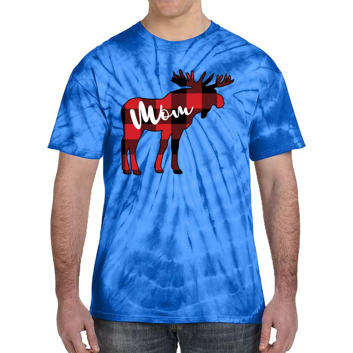 Cute Mom Moose Matching Gift Christmas Family Picture Idea Great Gift Tie-Dye T-Shirt