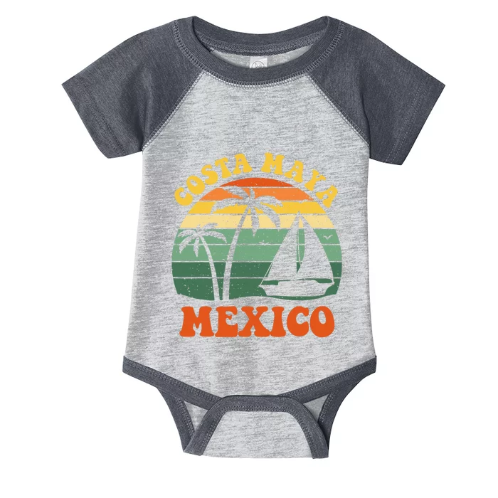 Costa Maya Mexico Sunset Matching Family Vacation Infant Baby Jersey Bodysuit