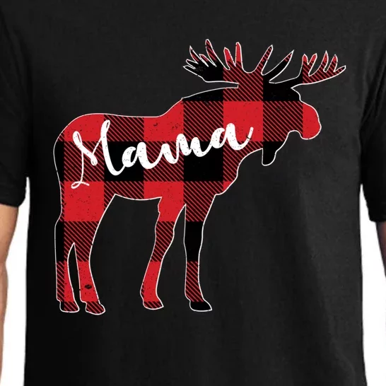 Cute Mama Moose Christmas Gift Family Matching Moose Lover Funny Gift Pajama Set