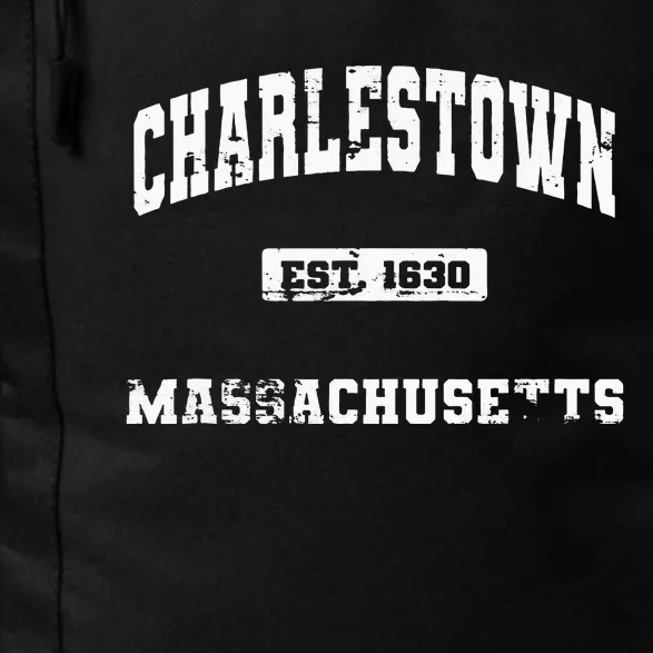 Charlestown Massachusetts MA State Vintage Athletic Style Daily Commute Backpack