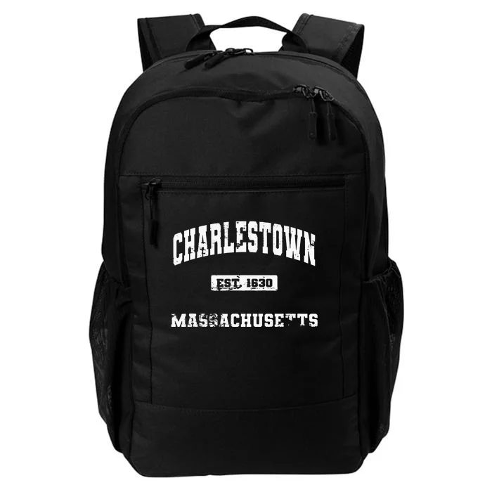 Charlestown Massachusetts MA State Vintage Athletic Style Daily Commute Backpack