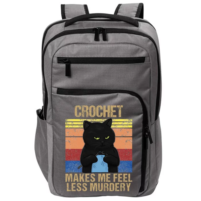 Crochet Mom Makes Me Feel Less Murdery Vintage Impact Tech Backpack