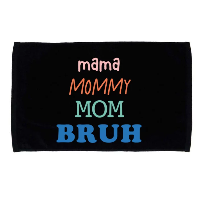 Cute Mama Mommy Mom Bruh Cute Gift Microfiber Hand Towel