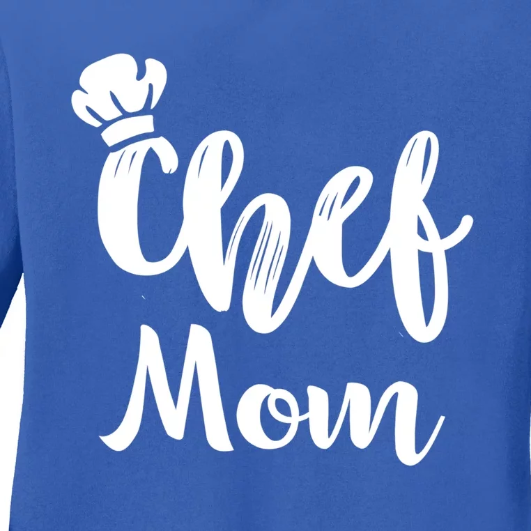 Chef Mom Mother Cooking S Cool Gift Ladies Long Sleeve Shirt