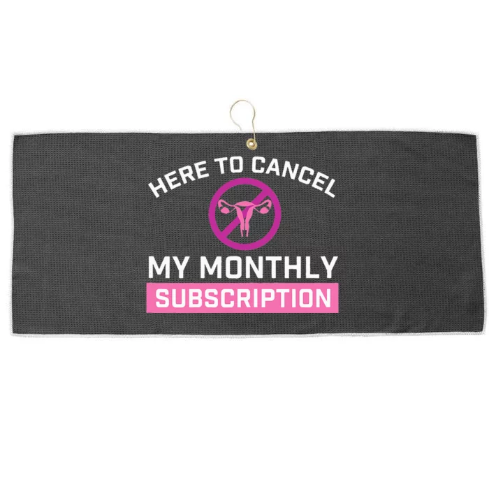 Cancel My Monthly Subscription - Hysterectomy Uterus Surgery Large Microfiber Waffle Golf Towel