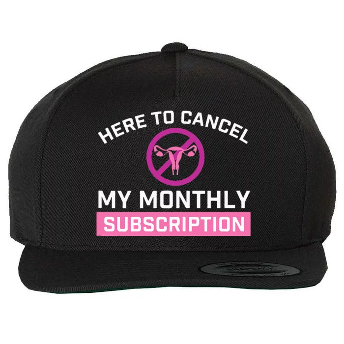 Cancel My Monthly Subscription - Hysterectomy Uterus Surgery Wool Snapback Cap