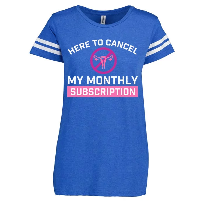 Cancel My Monthly Subscription - Hysterectomy Uterus Surgery Enza Ladies Jersey Football T-Shirt