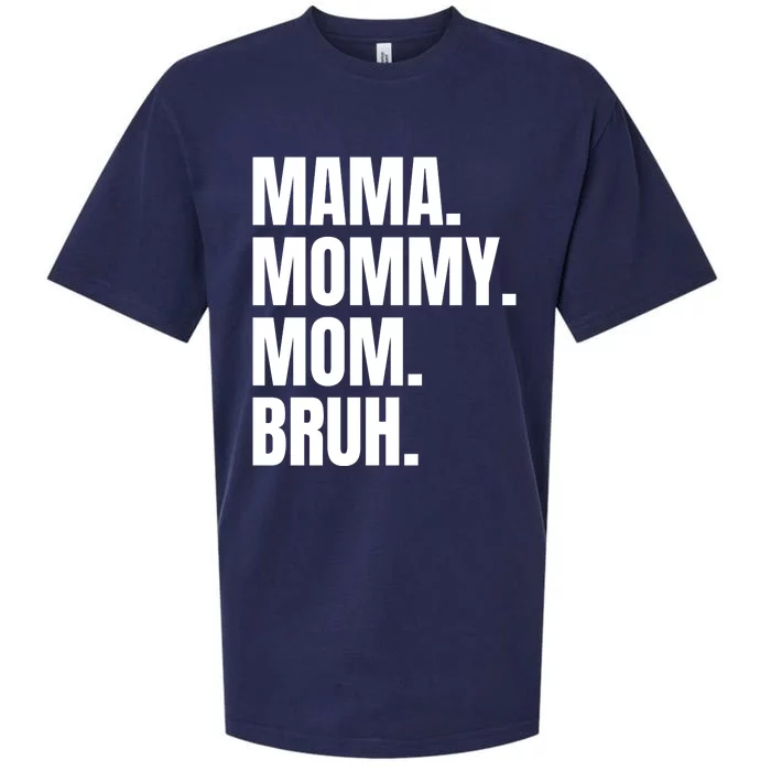 Classic Mama Mommy Mom Bruh Meme Sueded Cloud Jersey T-Shirt