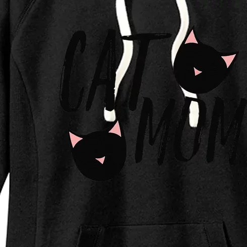 Cat MOM Mother Of Cats For Mothers Day Women's Fleece Hoodie