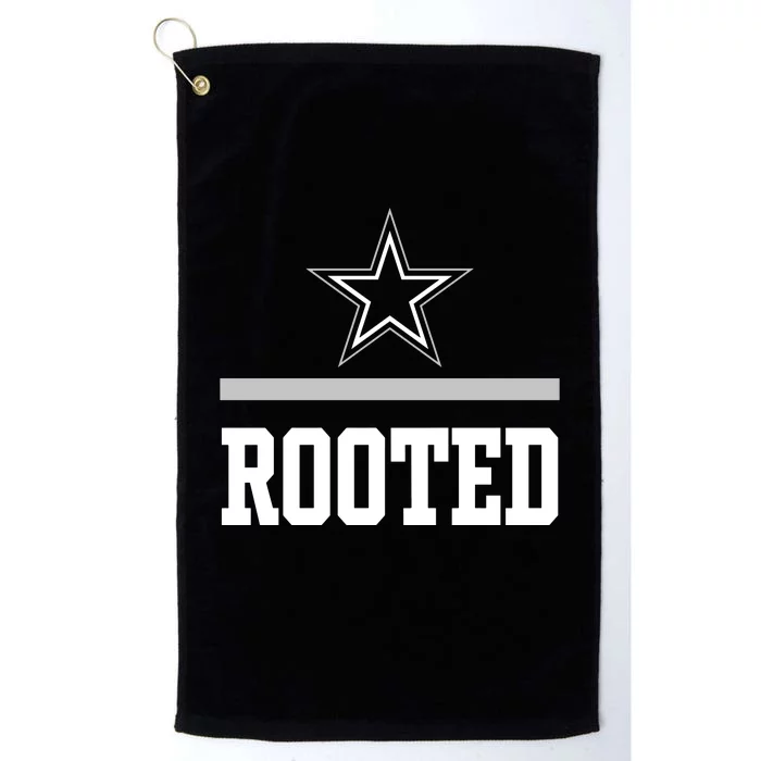 Coach Mike Mccarthy D.A.L.L.A.S Cowboys Rooted Platinum Collection Golf Towel