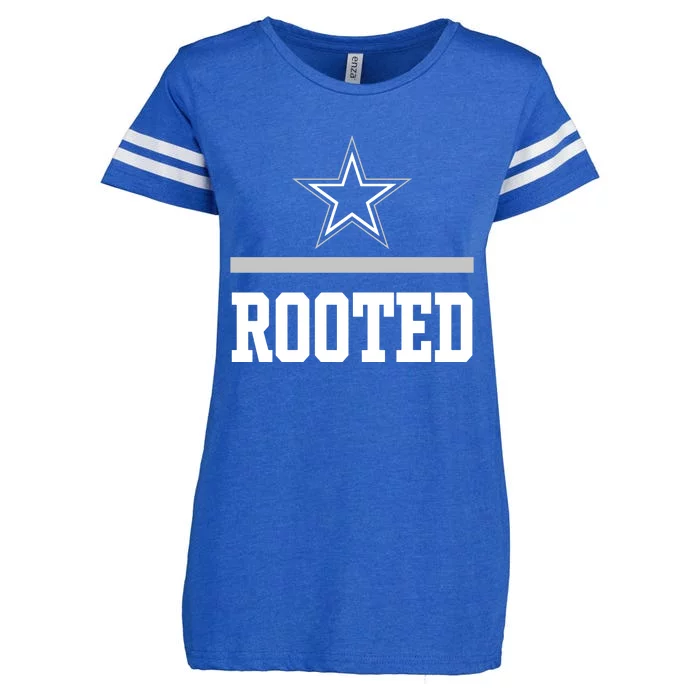 Coach Mike Mccarthy D.A.L.L.A.S Cowboys Rooted Enza Ladies Jersey Football T-Shirt