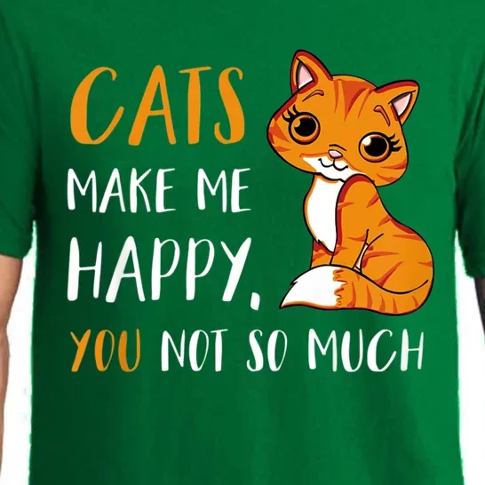 Cats Make Me Happy You Not So Much Pajama Set