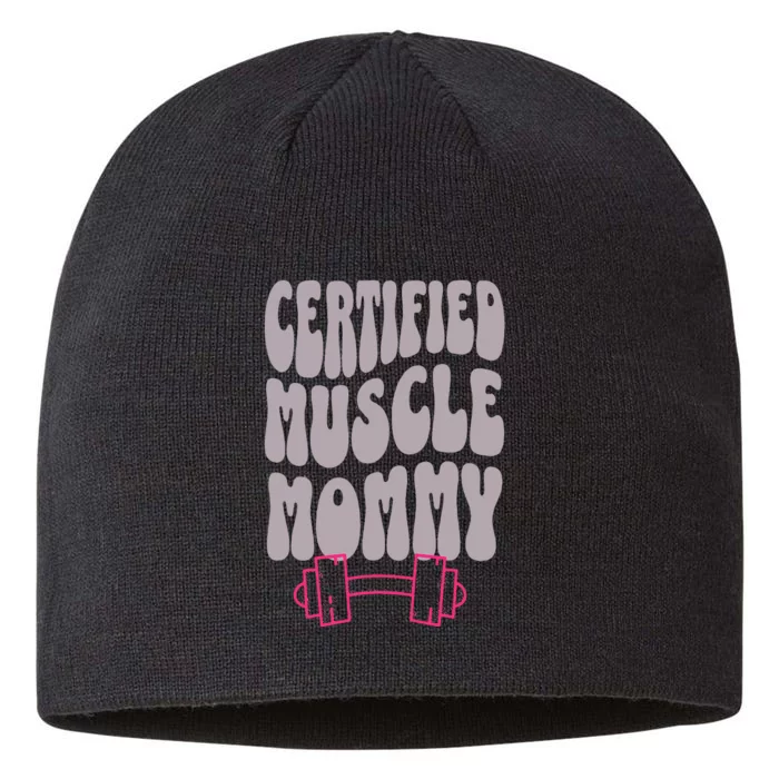 Certified Muscle Mommy Cover Gym Fitness Pump 8 1/2in Sustainable Knit Beanie