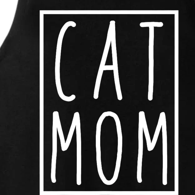 Cat Mom Mothers Day Cat Mother Ladies Tri-Blend Wicking Tank